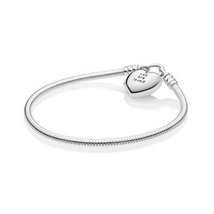 Pandora Jewelry - Pandora HEART PADLOCK BRACELET STERLING SILVER Pandora Jewelry - Pandora HEART PADLOCK BRACELET STERLING SILVER